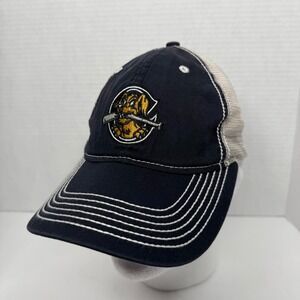 Charleston Riverdogs Trucker Hat OSFA Navy Blue Cream Mesh MiLB Baseball Cap